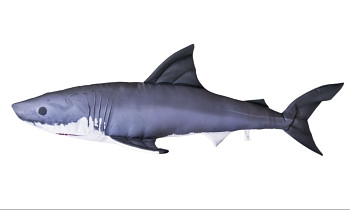 Žralok bílý giant - 120 cm polštář