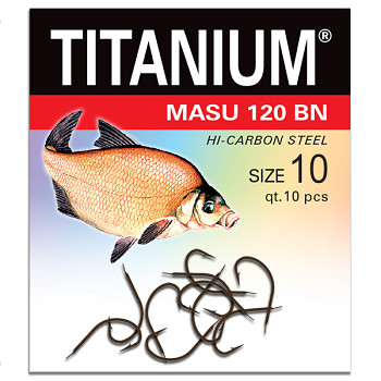 Háček Titanium MASU 120BN 120BN - 10ks / vel. 10