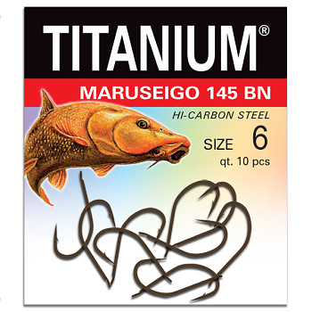 Háček Titanium MARUSEIGO 145BN - 10ks / vel. 6