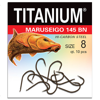 Háček Titanium MARUSEIGO 145BN - 10ks / vel. 8