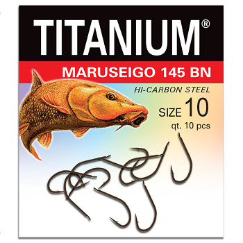 Háček Titanium MARUSEIGO 145BN - 10ks / vel. 10