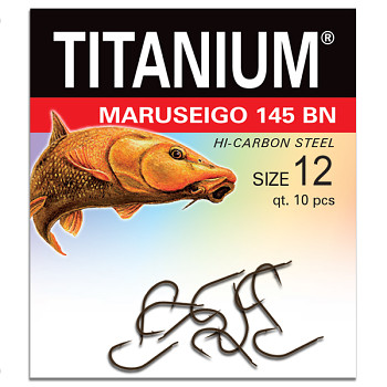 Háček Titanium MARUSEIGO 145BN - 10ks / vel. 12