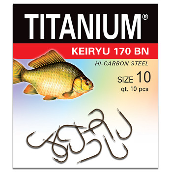 Háček Titanium KEIRYU 170BN - 10ks / vel. 10