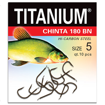 Háček Titanium CHINTA 180BN - 10ks / vel. 5
