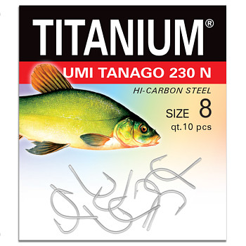 Háček Titanium UMI TANAGO 230N - 10ks / vel. 8