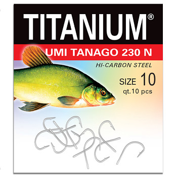 Háček Titanium UMI TANAGO 230N - 10ks / vel. 10