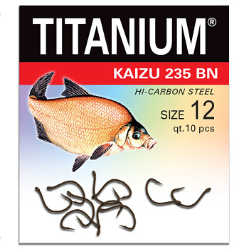 Háček Titanium KAIZU 235BN - 10ks / vel. 12