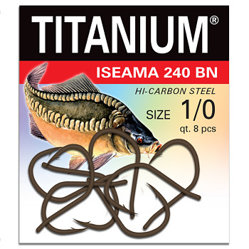 Háček Titanium ISEAMA 240BN 240 - 8ks / vel. 1/0