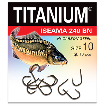 Háček Titanium ISEAMA 240BN 240 - 10ks / vel. 10