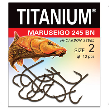 Háček Titanium MARUSEIGO 145BN - 10ks / vel. 2