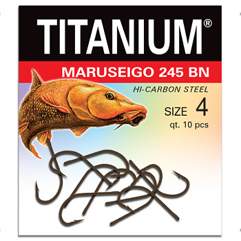 Háček Titanium MARUSEIGO 145BN - 10ks / vel. 4