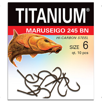 Háček Titanium MARUSEIGO 145BN - 10ks / vel. 6
