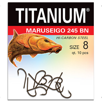 Háček Titanium MARUSEIGO 145BN - 10ks / vel. 8