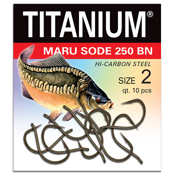 Háček Titanium MARU SODE 250BN - 10ks / vel. 2
