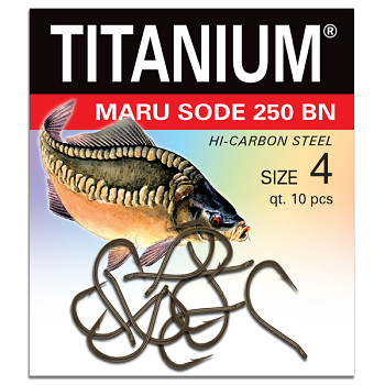 Háček Titanium MARU SODE 250BN - 10ks / vel. 4