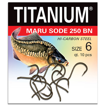Háček Titanium MARU SODE 250BN - 10ks / vel. 6