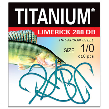 Háček Titanium LIMERICK 288DB - 8ks / vel. 1/0