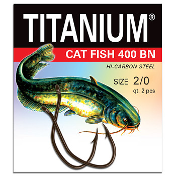 Háček Titanium CAT FISH - 2ks / vel. 2/0
