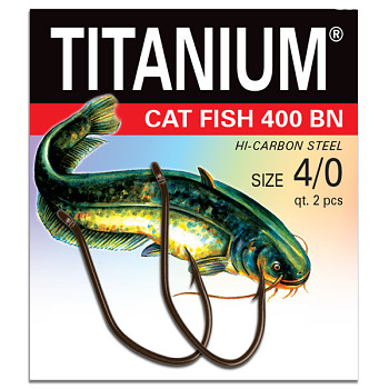 Háček Titanium CAT FISH - 2ks / vel. 4/0