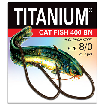 Háček Titanium CAT FISH - 2ks / vel. 8/0