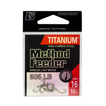 Háček Titanium Method Feeder 505 - 10ks / vel. 12