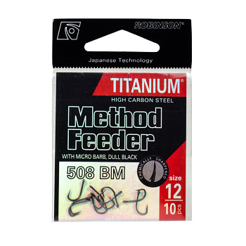 Háček Titanium Method Feeder 508 - 10ks / vel. 8