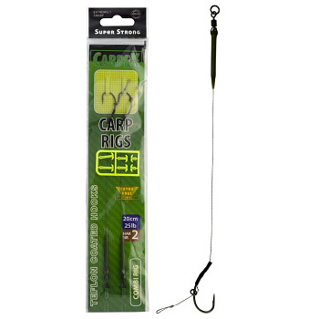 Návazec kaprový Combi 20cm / 15lbs / vel. háčku 8 - 2ks