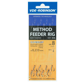 Návazec na vlasci VDE-R  s gumkou MF 501BM vel. 10 / prům. 0.218mm - 8ks