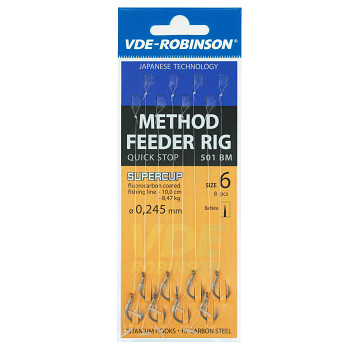 Návazec na vlasci VDE-R s Push stop MF 501BM vel. 6 / prům. 0.245mm - 8ks