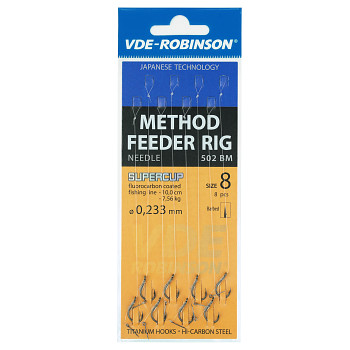 Návazec na vlasci VDE-R s hrotem MF 502BM vel. 12 / prům. 0.190mm - 8ks