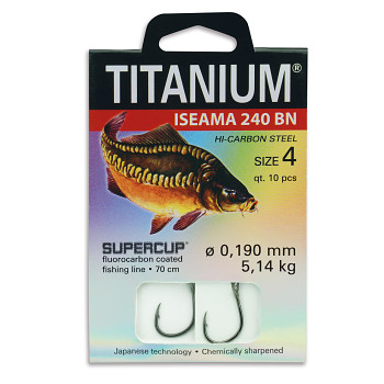 Návazec kaprový vel. 4 / prům. 0,19mm - 10ks