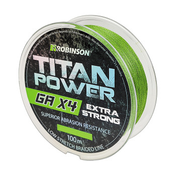 Pletená šňůra Titan Power GA X4 0.28mm / 150m - zelená
