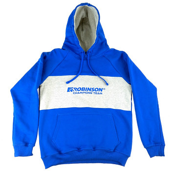 Mikina s kapucí Robinson - modro-šedá / XL