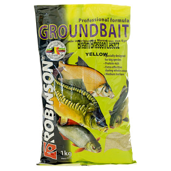 Vnadící směs Robinson (MVDE) / Bream Yellow - 1kg