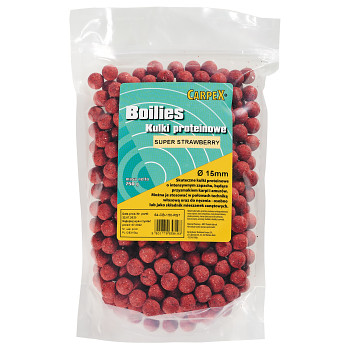 Boilies Carpex 15mm / Jahoda - 750g