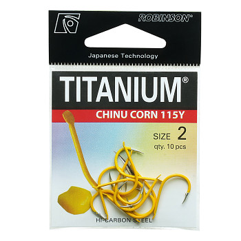 Háček Titanium CHINU CORN 115Y - 10ks / vel. 8